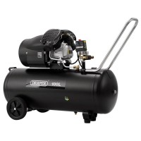 DRAPER 100L 230V 2.2kW (3hp)  V-Twin Air Compressor £429.95